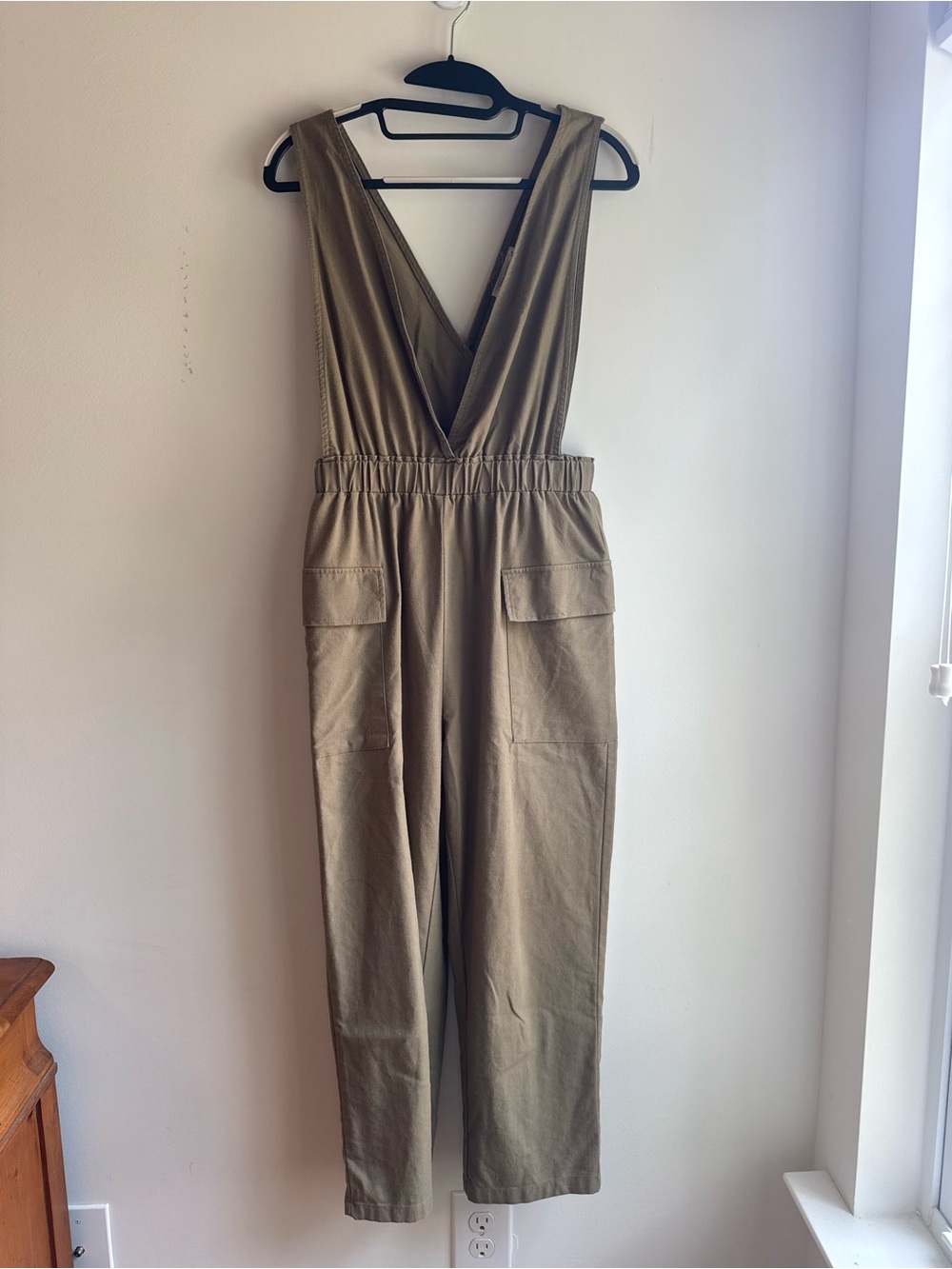 Mod Ref Olive Utility Cargo Jumpsuit